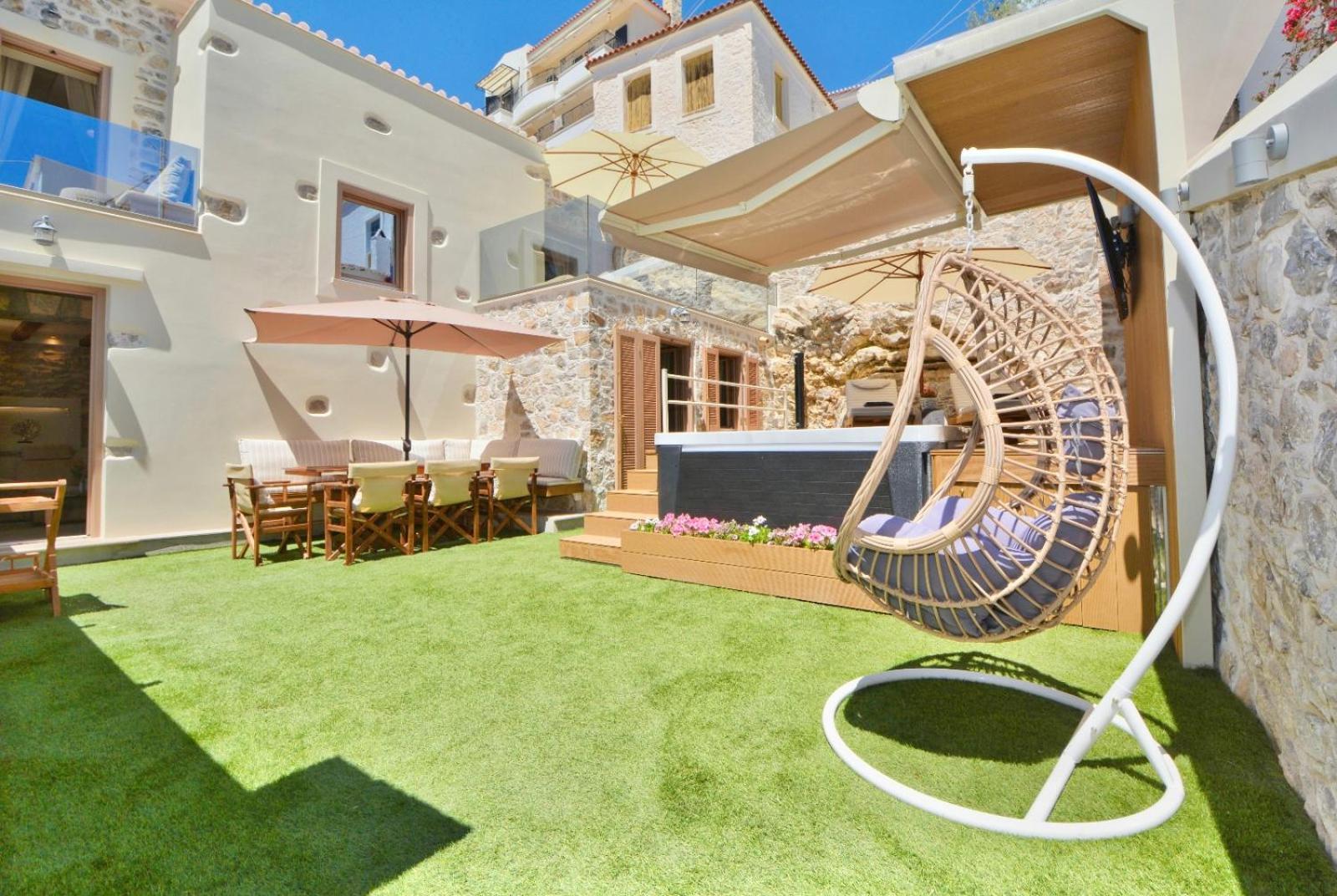 Villasonboard Rock Villa 3 Bed, 3 Bath, Jacuzzi, Seaside 埃尔米奥尼 外观 照片